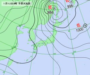 気象庁予想天気図20170112_09h[1]