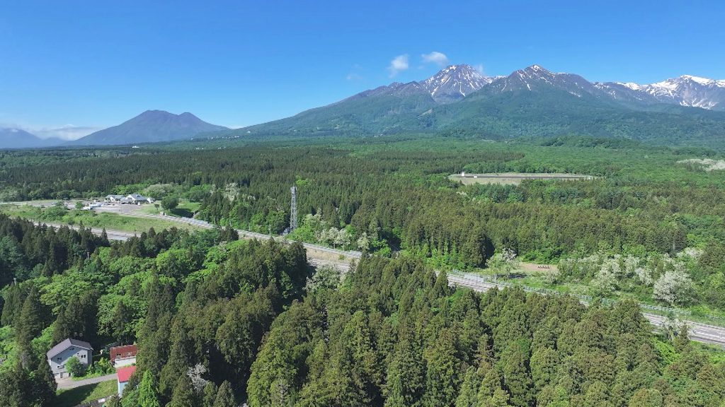 関山地区ドローン