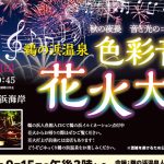 色彩音楽花火